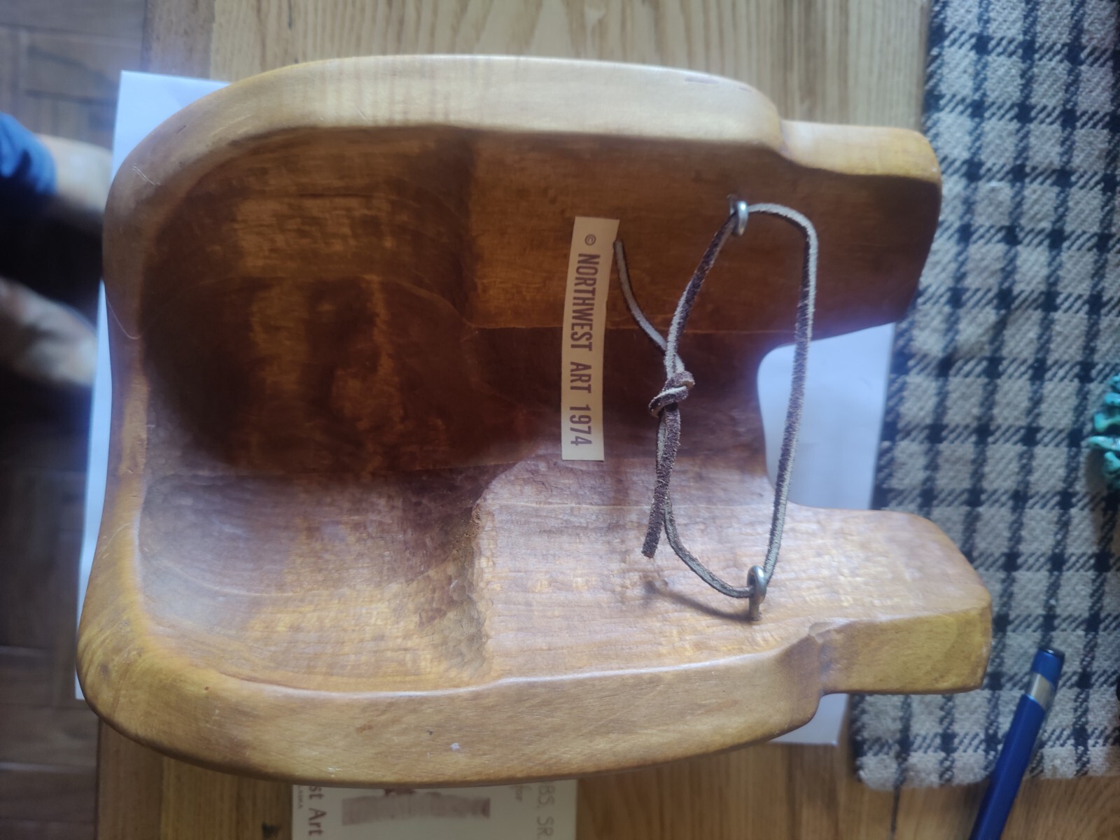 NORTHWEST COAST BEAR MASK BY MASTER CARVER LEO JACOBS SR.