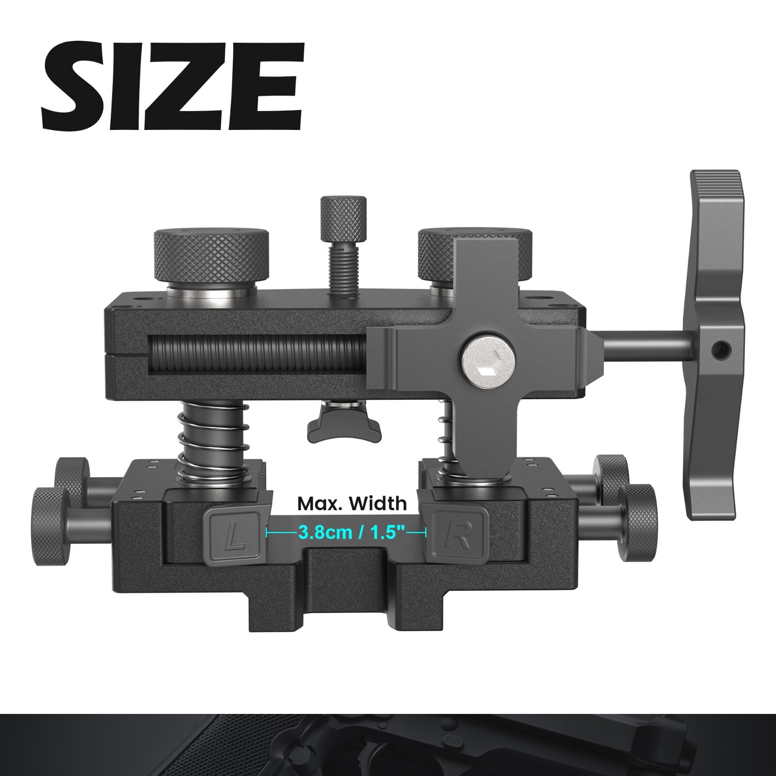 Pistol Sight Pusher Tool for Handguns Front Rear Sight Removal Adjustment