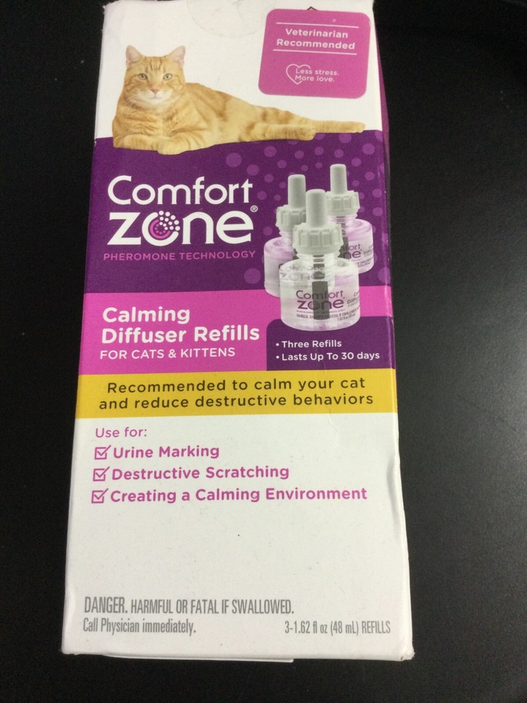 Comfort Zone Cat Calming Diffuser Refills 3 Pack 3575