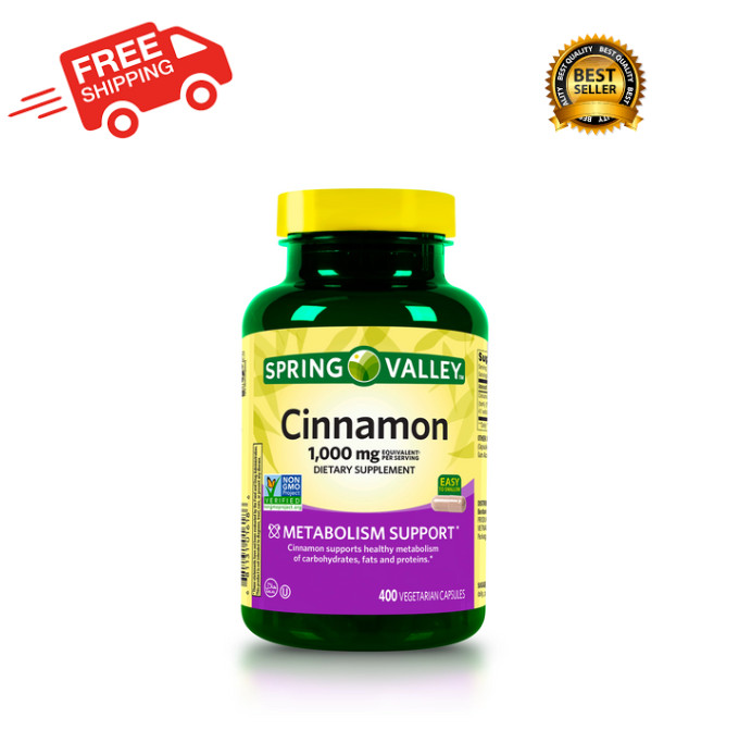 Cinnamon Dietary Supplement, 1000 Mg, 400 Count