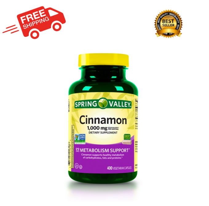 Cinnamon Dietary Supplement, 1000 Mg, 400 Count