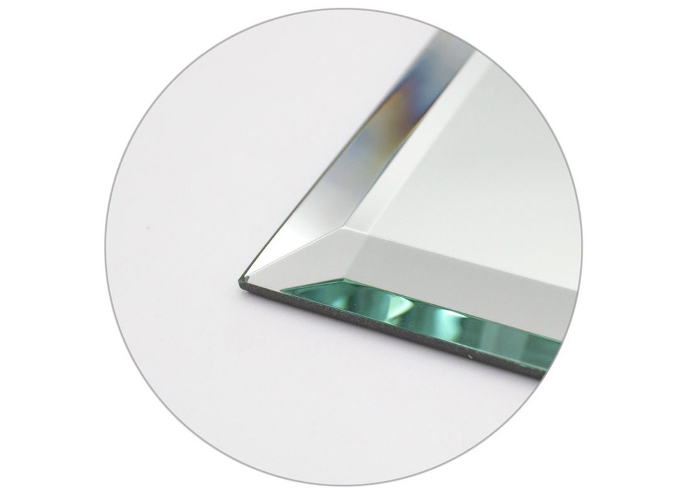 FHC MP8C Clear Double Toggle Glass Mirror Plate