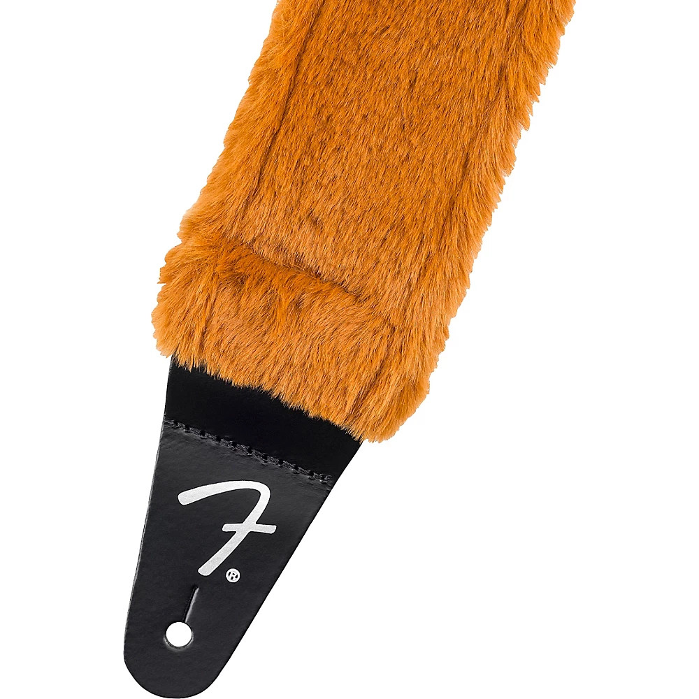 Fender Poodle Plush Guitar Strap Rust