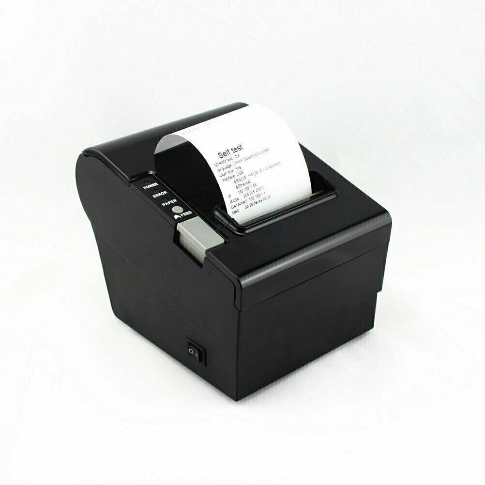 EOM-POS Thermal Receipt Printer - USB, Ethernet/LAN, & Serial Ports - Auto...
