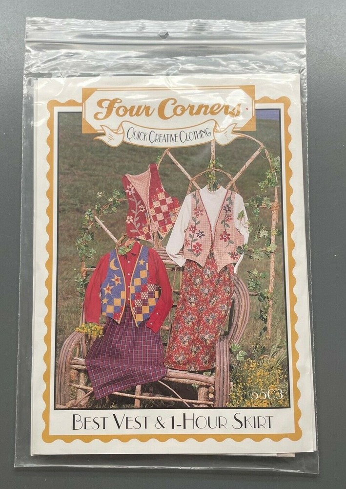 Four Corners Vest and Shirt Patchwork and Applique Patterns