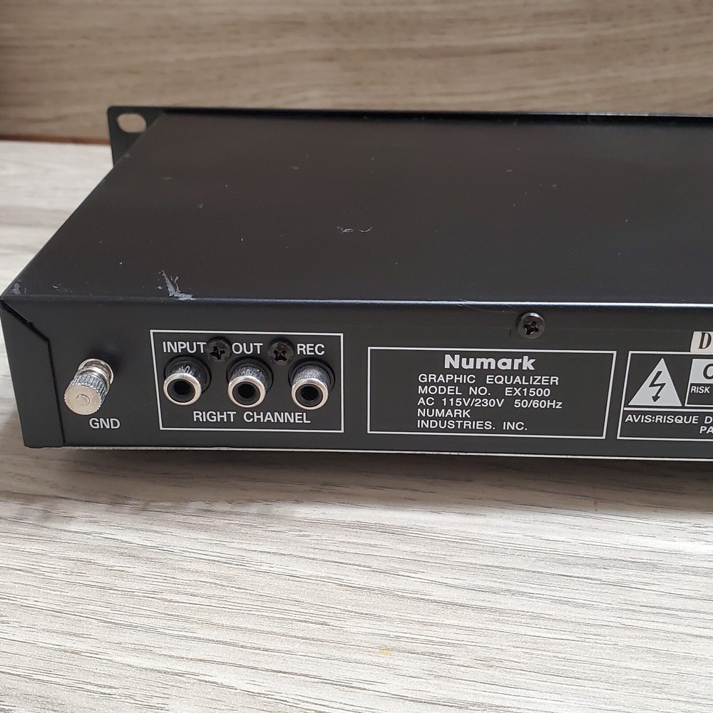Numark Graphic Equalizer EX1500 Tested works