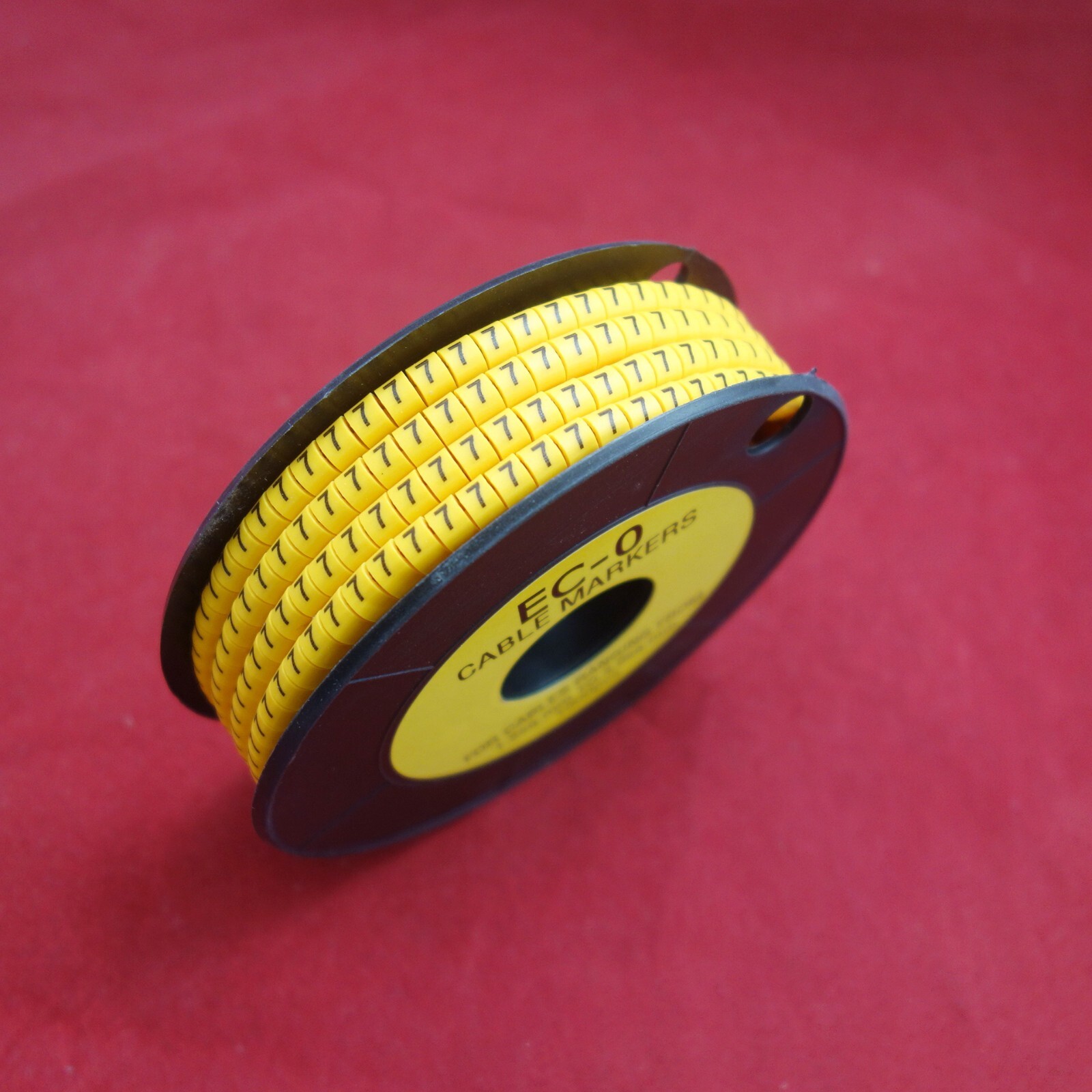 1Roll EC-0 Cable Markers 1000pcs For 0.75-3mm2 wire Number 0-9 soft PVC