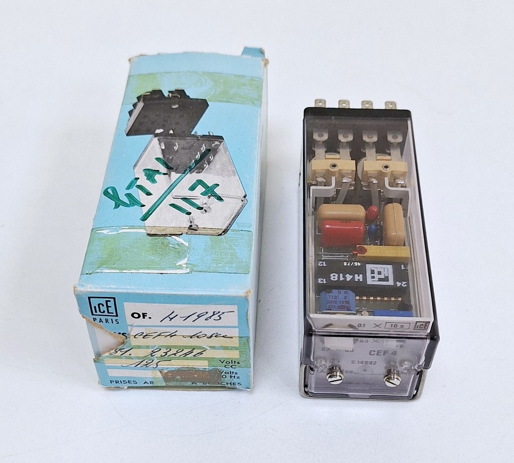 ICE CEF4 Adjustable Timer Relay 125V