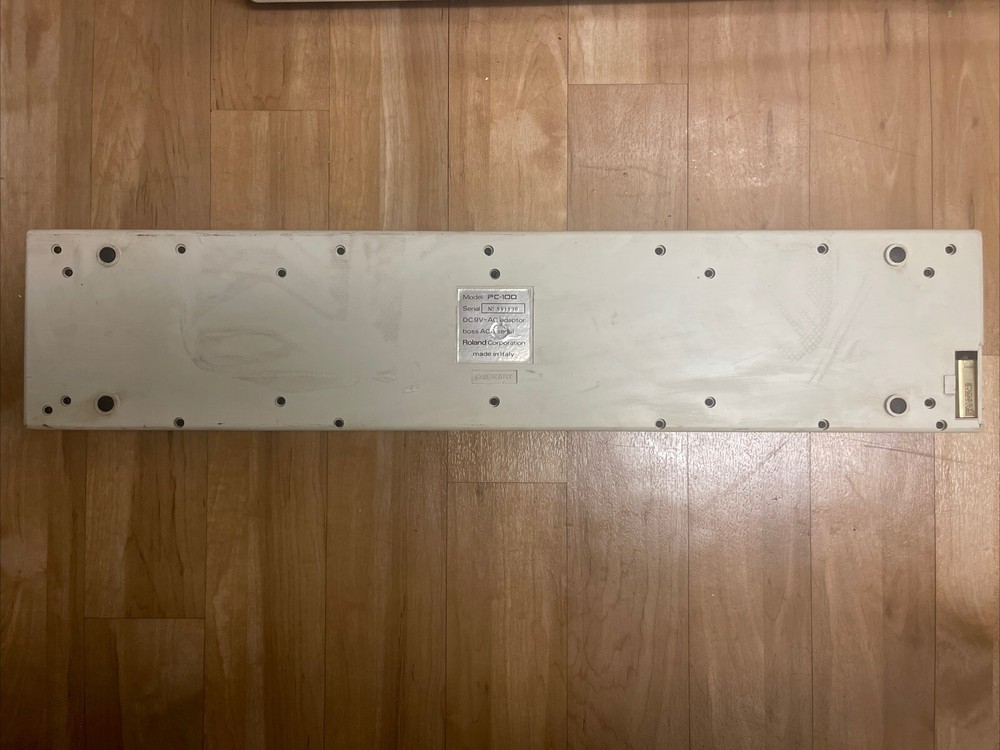 Rare Vintage Roland PC-100 Midi Keyboard Controller Untested