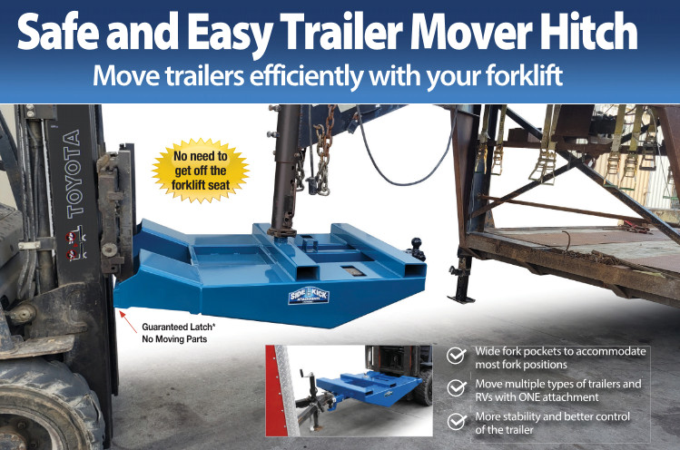 Side Kick Trailer Mover For Forklift (Safe and Efficient)