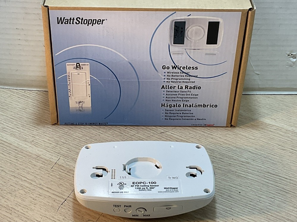 Wattstopper EOKT-101-W Wireless RF Occupancy Sensor Kit White RF switch/GAR160
