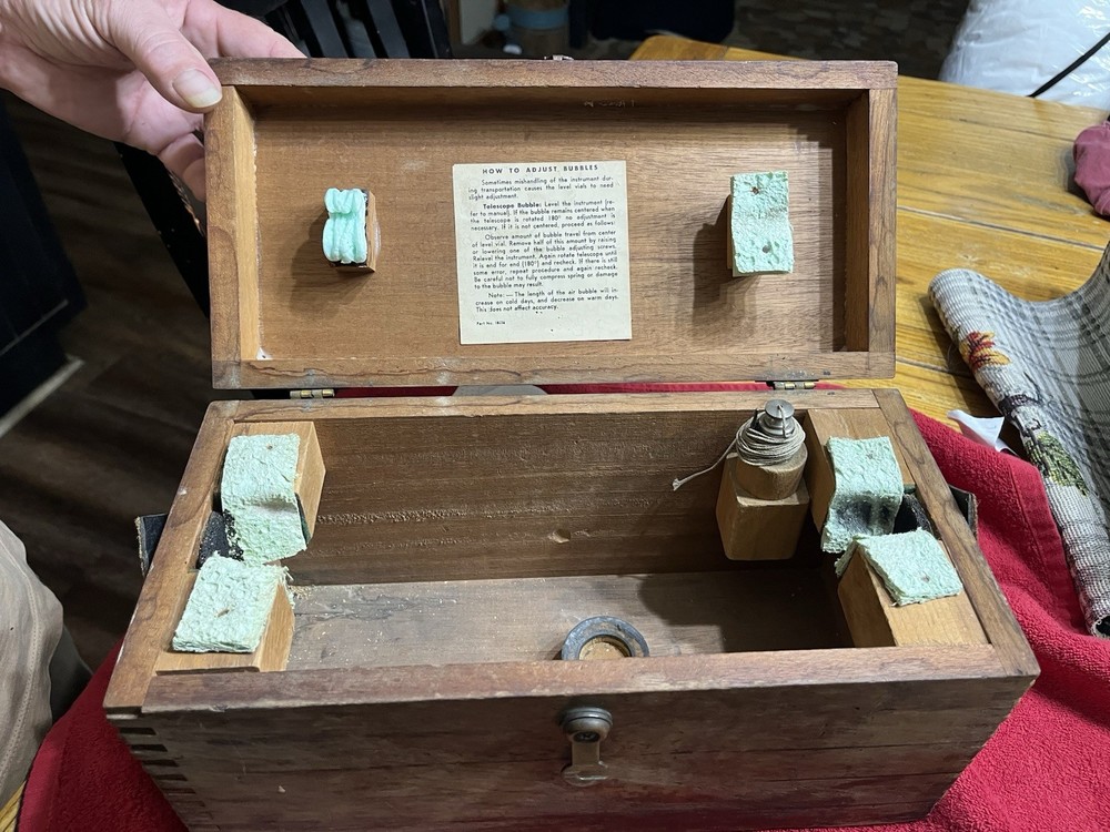Vintage Berger Engineering Instruments Surveying Transit-Level Model 190A