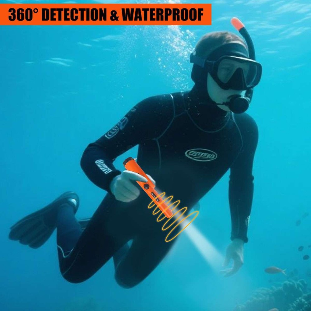 Metal Detector HandHeld Pro Pinpointer Pointer Probe Waterproof Sensitive Tester
