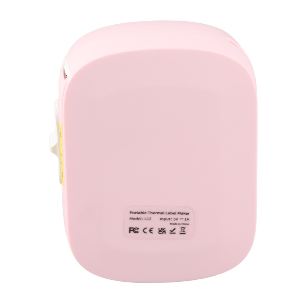 Mini Bluetooth Label Printer Economical Portable Thermal Printer Pink