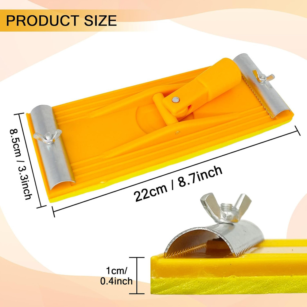 Pole Sander Replacement Head Drywall Pole Sander with No-Flip Design for Wall