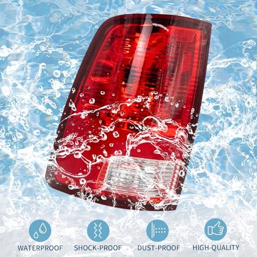 Rear Tail Lights Assembly Compatible With 2009-2018 Dodge Ram Left Driver Side