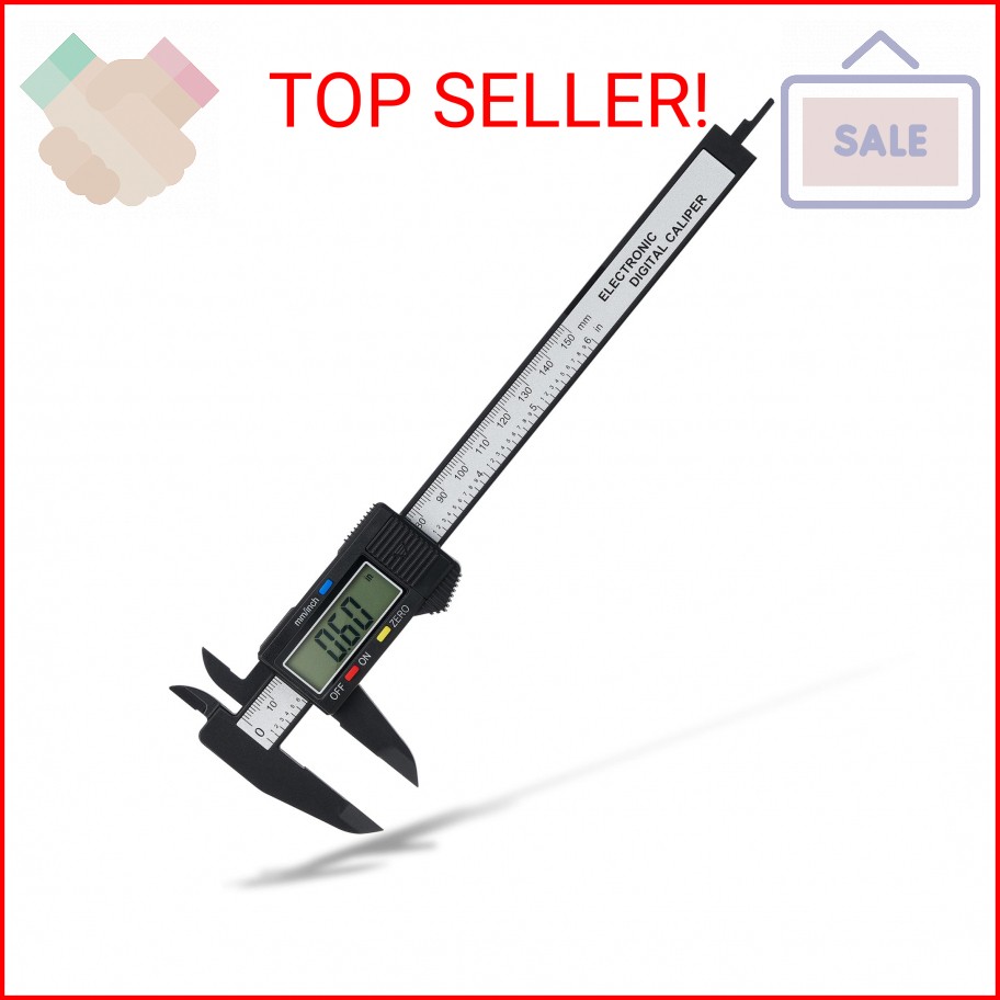 Digital Caliper, Adoric 0-6" Calipers Measuring Tool - Electronic Micrometer Cal