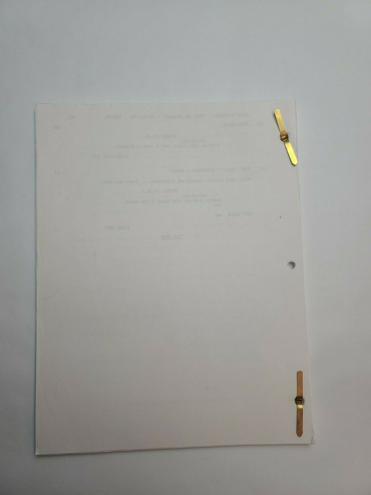 ALLY MCBEAL / David E. Kelley 2000 Script, Robert Downey Jr. "The Ex-Files"