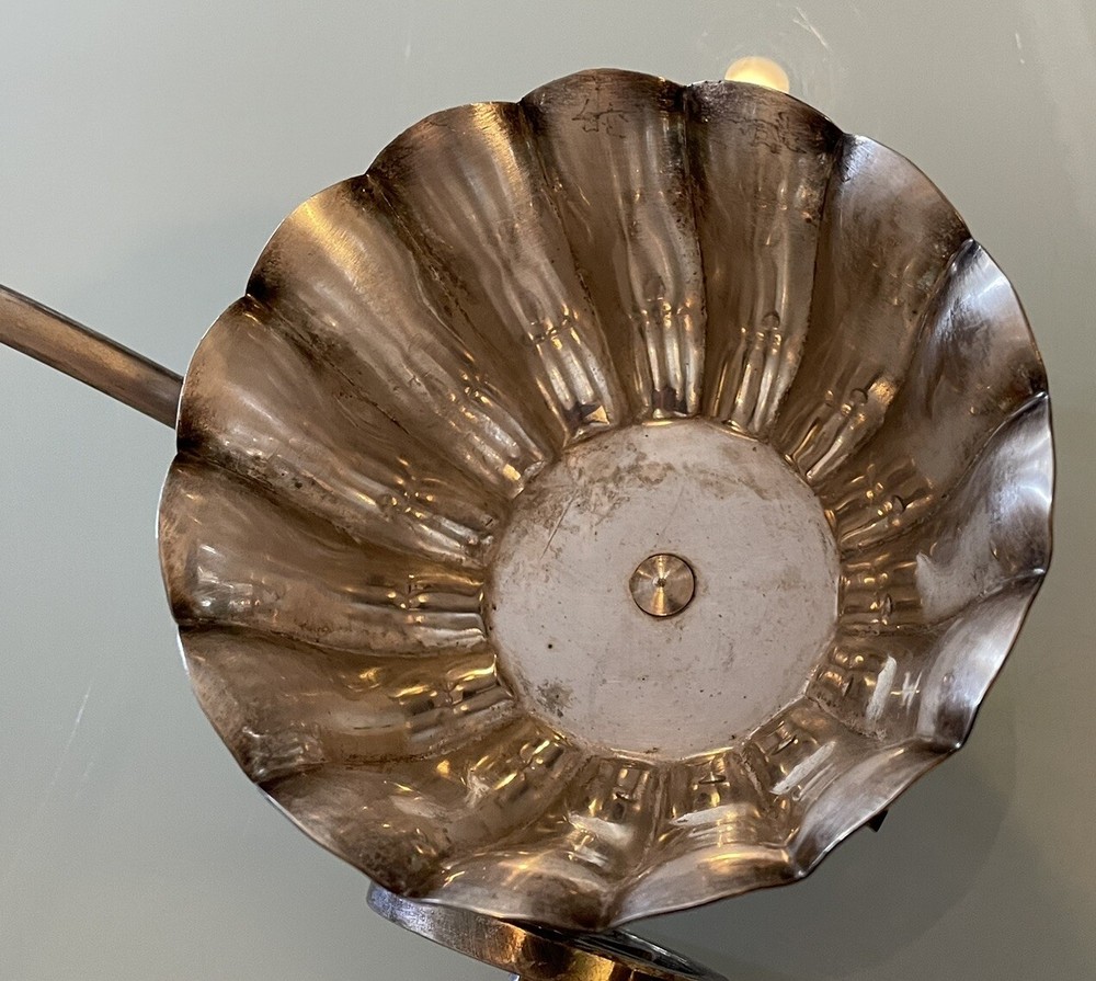 Raimond Silverplate Italy Server Push Wagon Bowl Height 3-3/4”