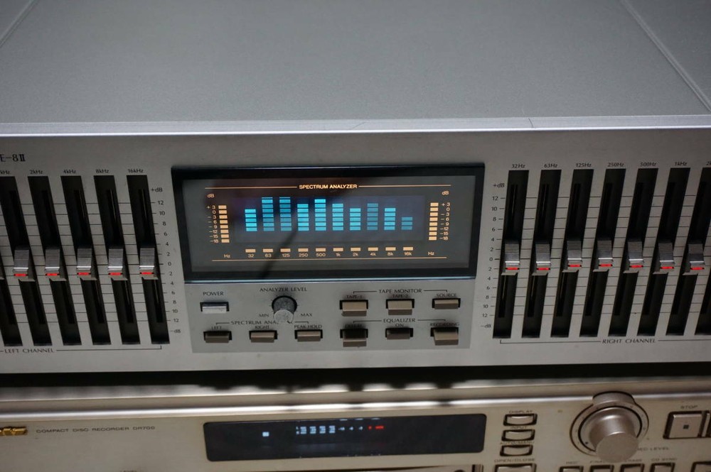 SANSUI SE-8Ⅱ Stereo Graphic Equalizer Spectrum Analyzer Fully Working Free Ship