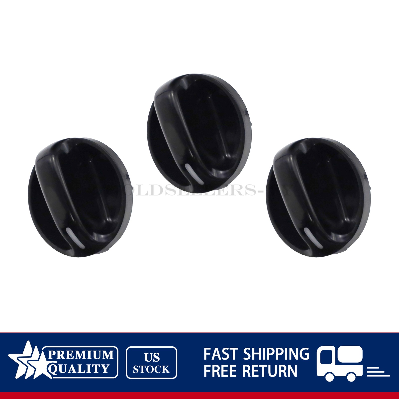 3x AC Climate Control Knob Air Switch Fits 00-06 Toyota Tundra 55905-0C010