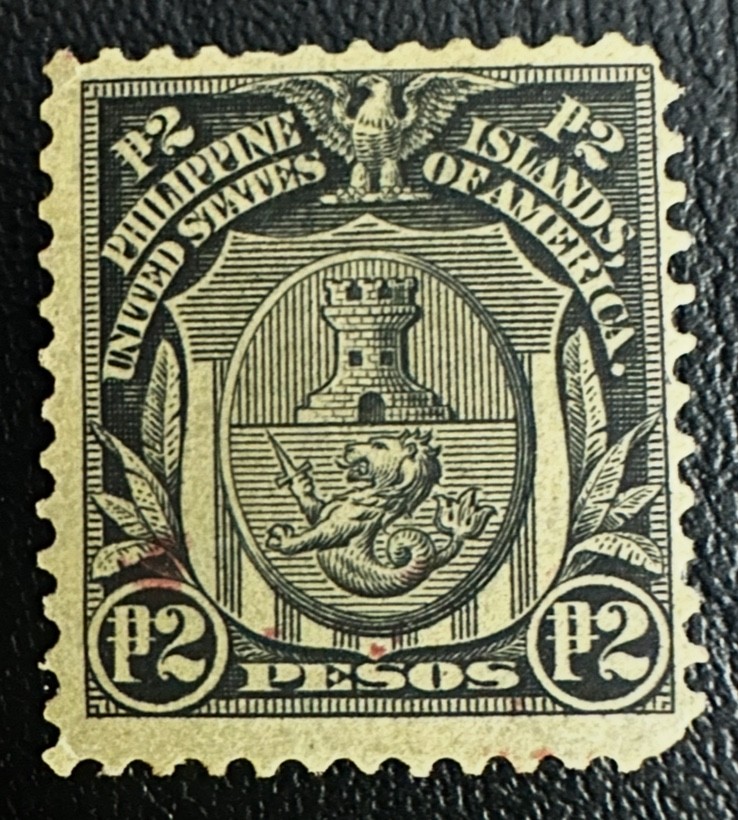 Philippines Stamp #252 M-OG-H P2 Black 1906 Issue