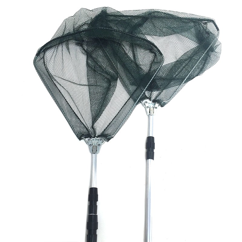 Fishing Landing Net Aluminum Telescoping Pole Handle 3 Section Extending Pole US