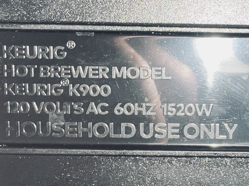 Keurig K900 Hot Brewer Model Coffee Maker - Black