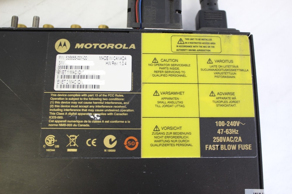 Motorola ARPD-1000 High Density Compact Demodulator without modules