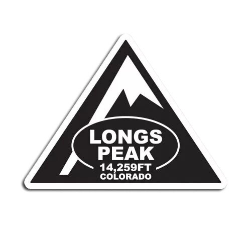 Longs Peak Sticker Decal