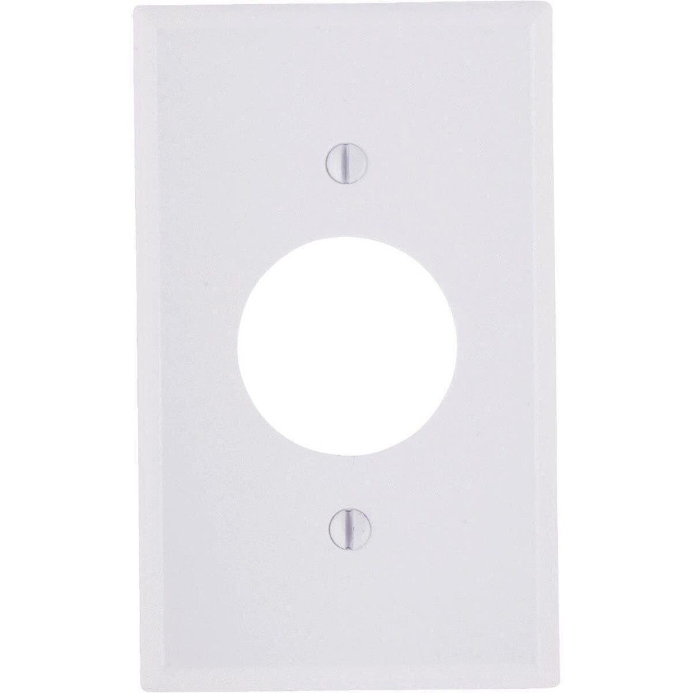 Leviton Wht 1-Outlet Wall Plate