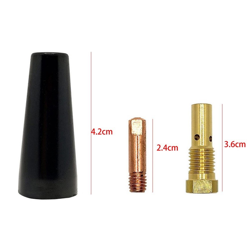 14pcs Welding Tool Accessories Kit Copper Electrode for Argon Welding Torch Set