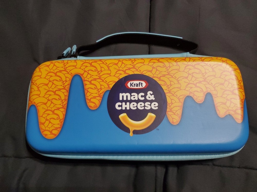 Hyperkin Kraft X Mac & Cheese Nintendo Switch Case Travel Pouch Hard Shell