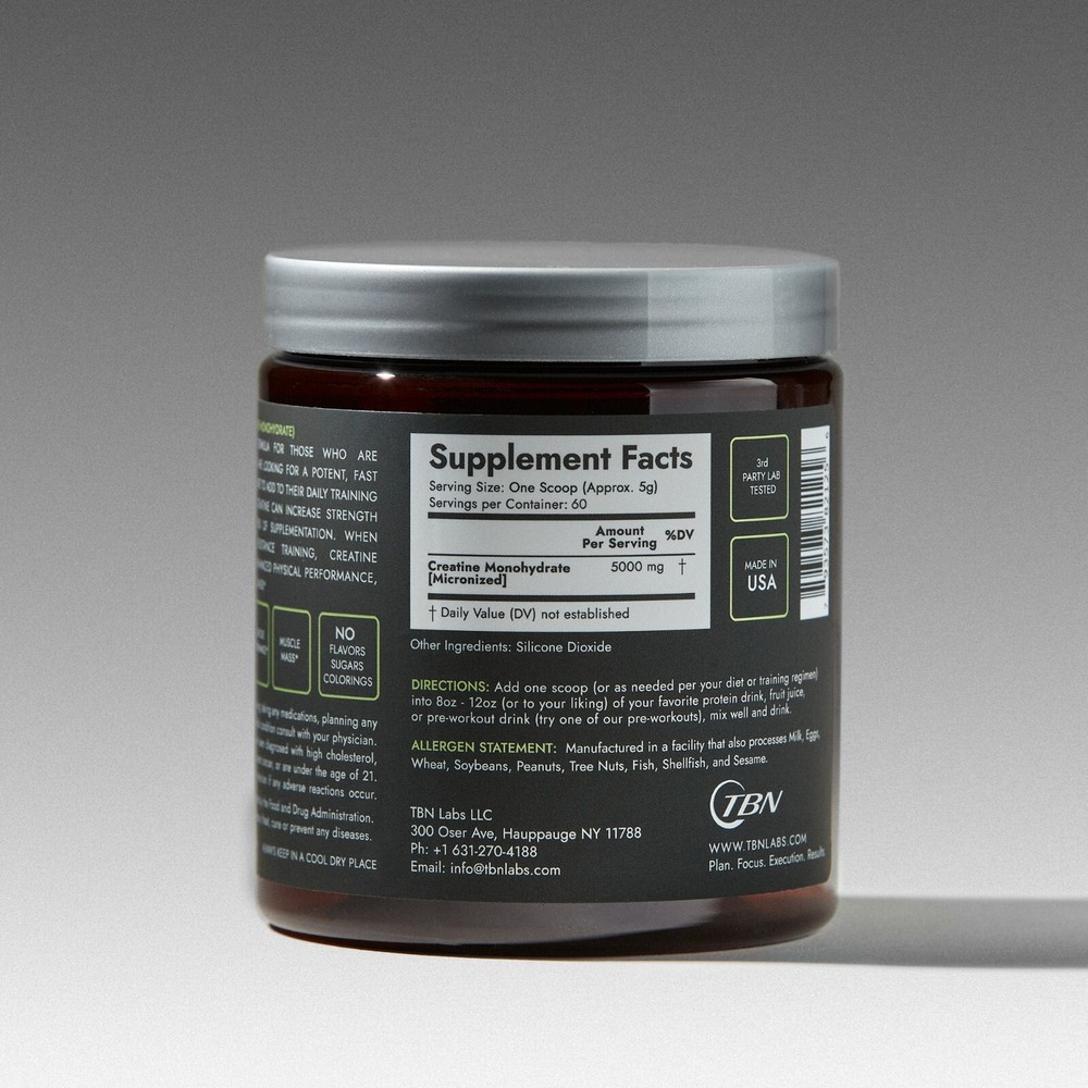 Creatine Monohydrate [Micronized], Creatine Powder, Pure Creatine.