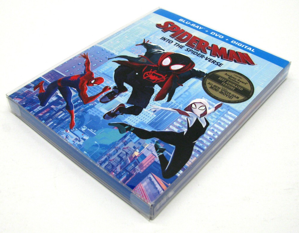 5x BLU-RAY WITH SLIPCOVER SMALL (SIZE BR2) - CLEAR PLASTIC BOX PROTECTOR SLEEVE