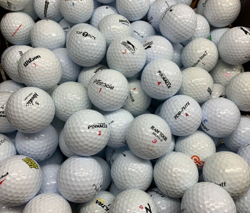 100 AAA - AAAAA Mint Condition Used Golf Balls Assorted Brands