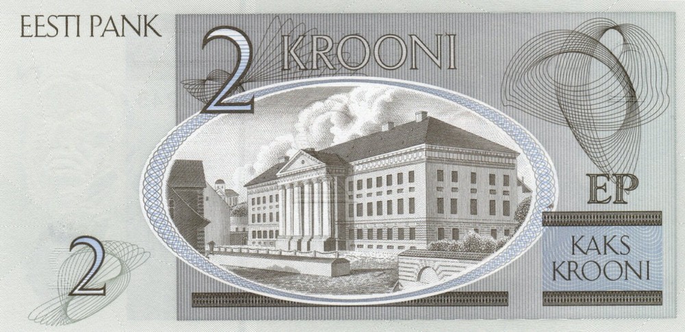 Banknote Estonia 2 Krooni 2007 P85b