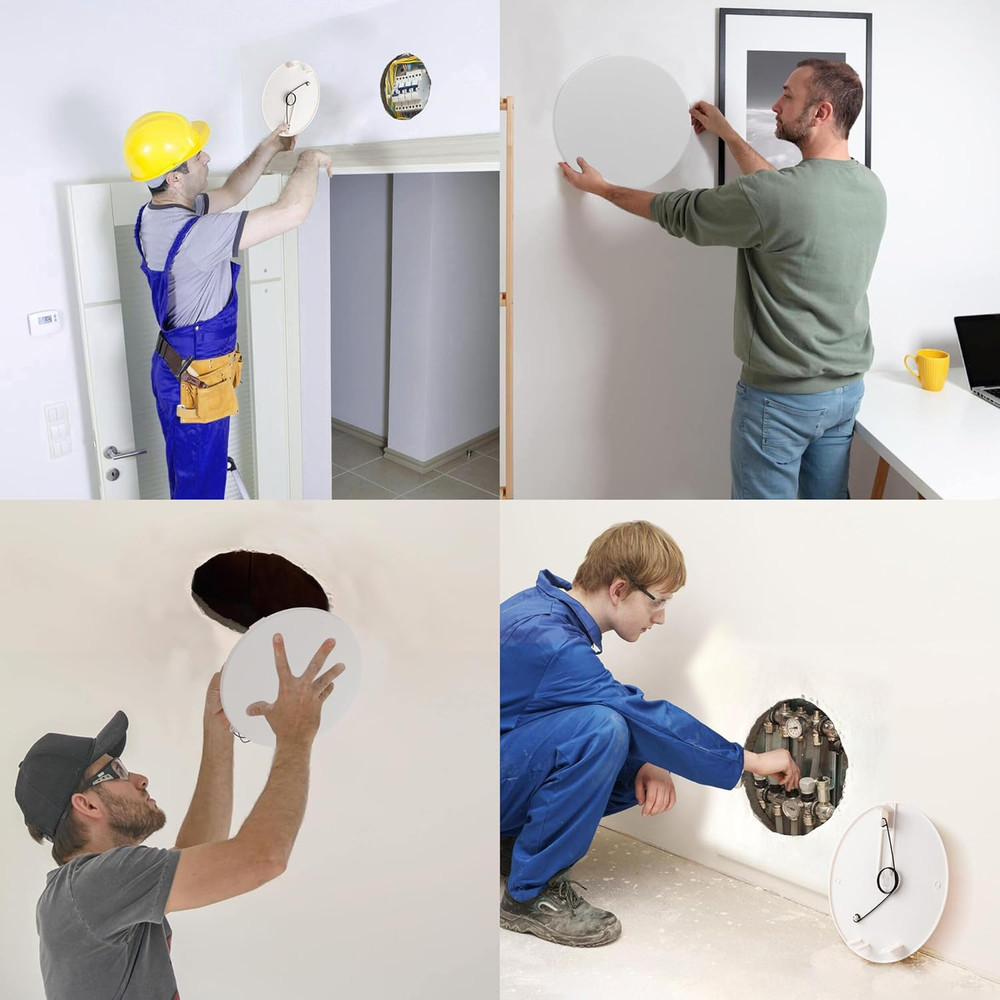 10" round Access Panel for Ceiling and Wall - Adjustable from 6 to 9 Inches - Ce