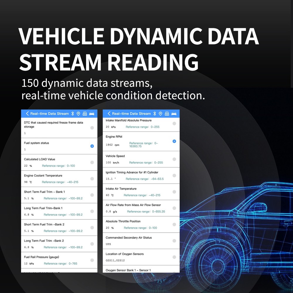 2026 Bluetooth Auto Diagnostic Tool OBDII Scanner Adapter OBD2 Code Tool