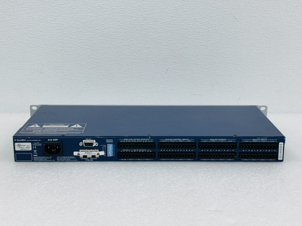 Symetrix SymNet 8X8 DSP Rack Mountable Audio Matrix Digital Signal Processor 🚚