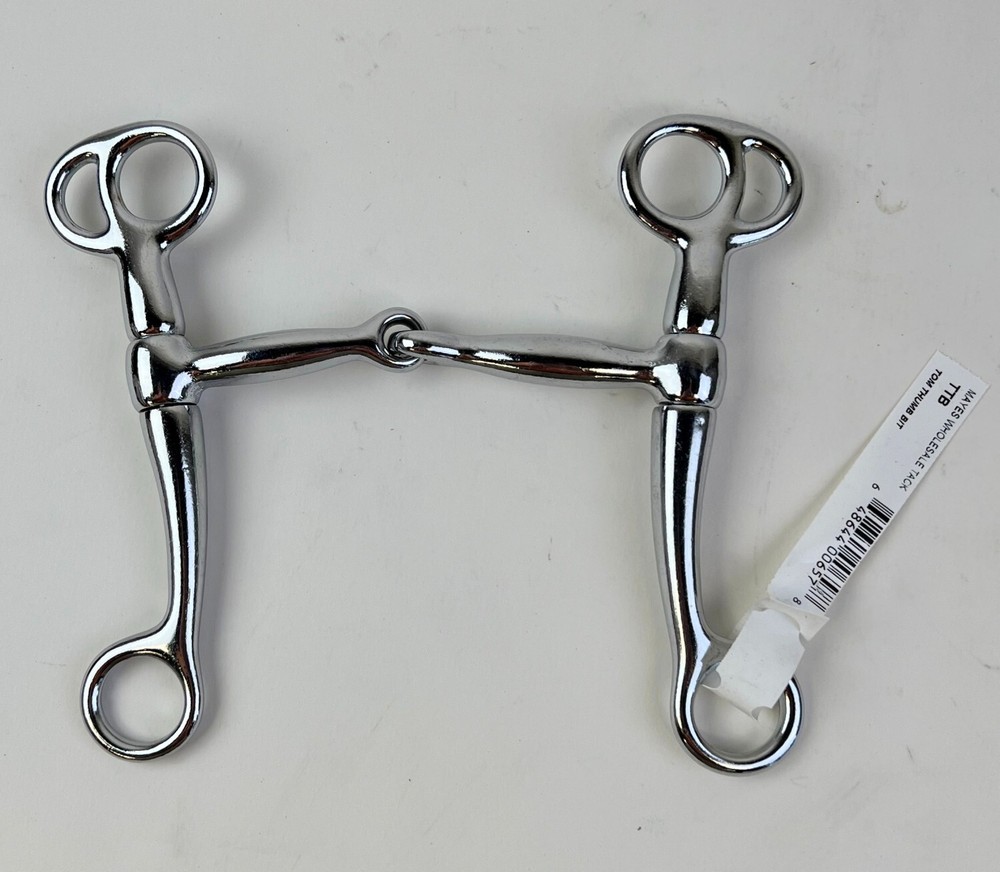 Tom Thumb Snaffle Bit 5" Mouth Nickel Plated New