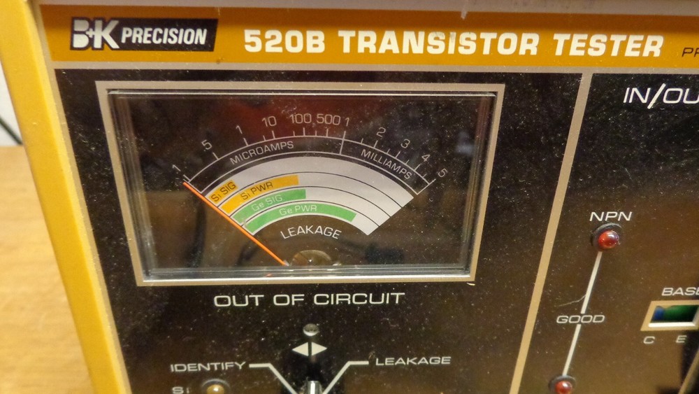 Vintage BK Precision 520B Transistor Tester