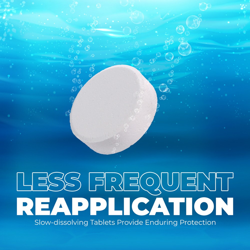 3" Inch Stabilized Chlorine Tablets - Swimming Pools (10 LBS) Dissolving Tablets