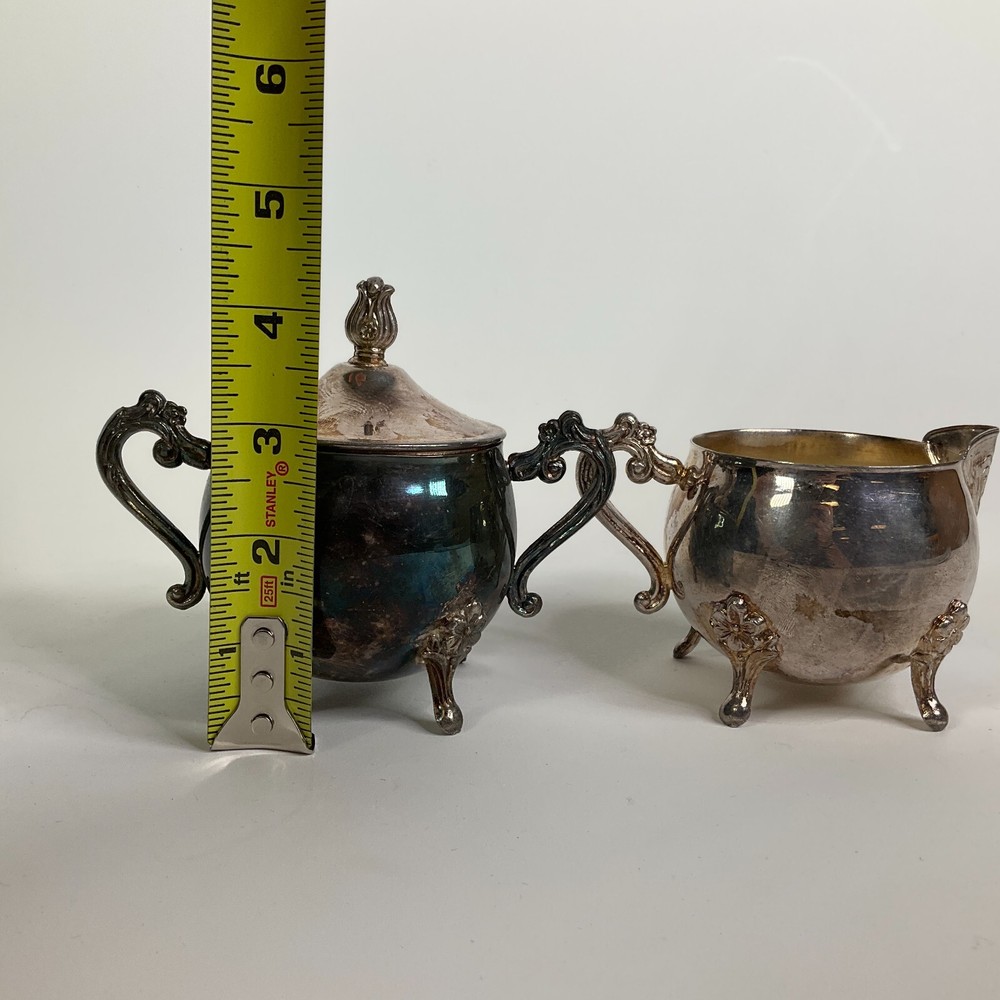 Vintage Leonard Silver Plated 5 Piece Tea Set
