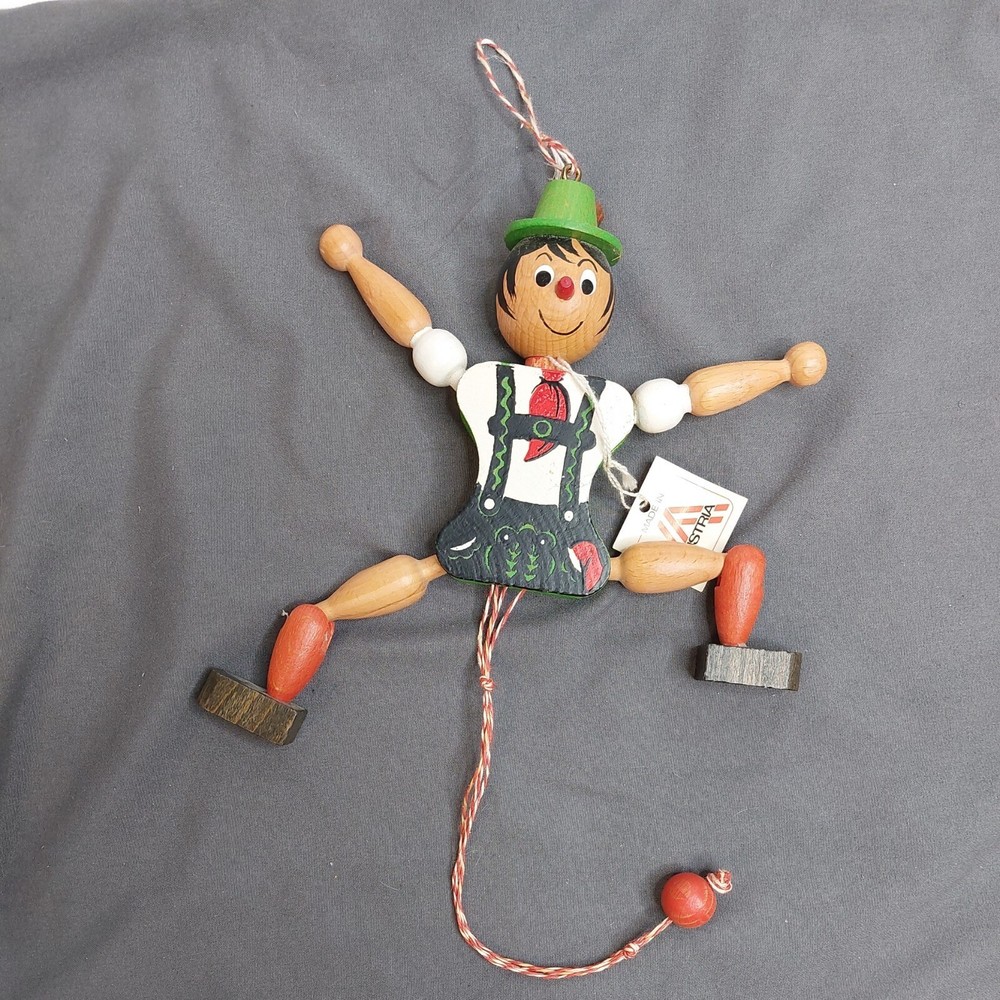 VINTAGE M. Gschnitzer Pull String Puppet