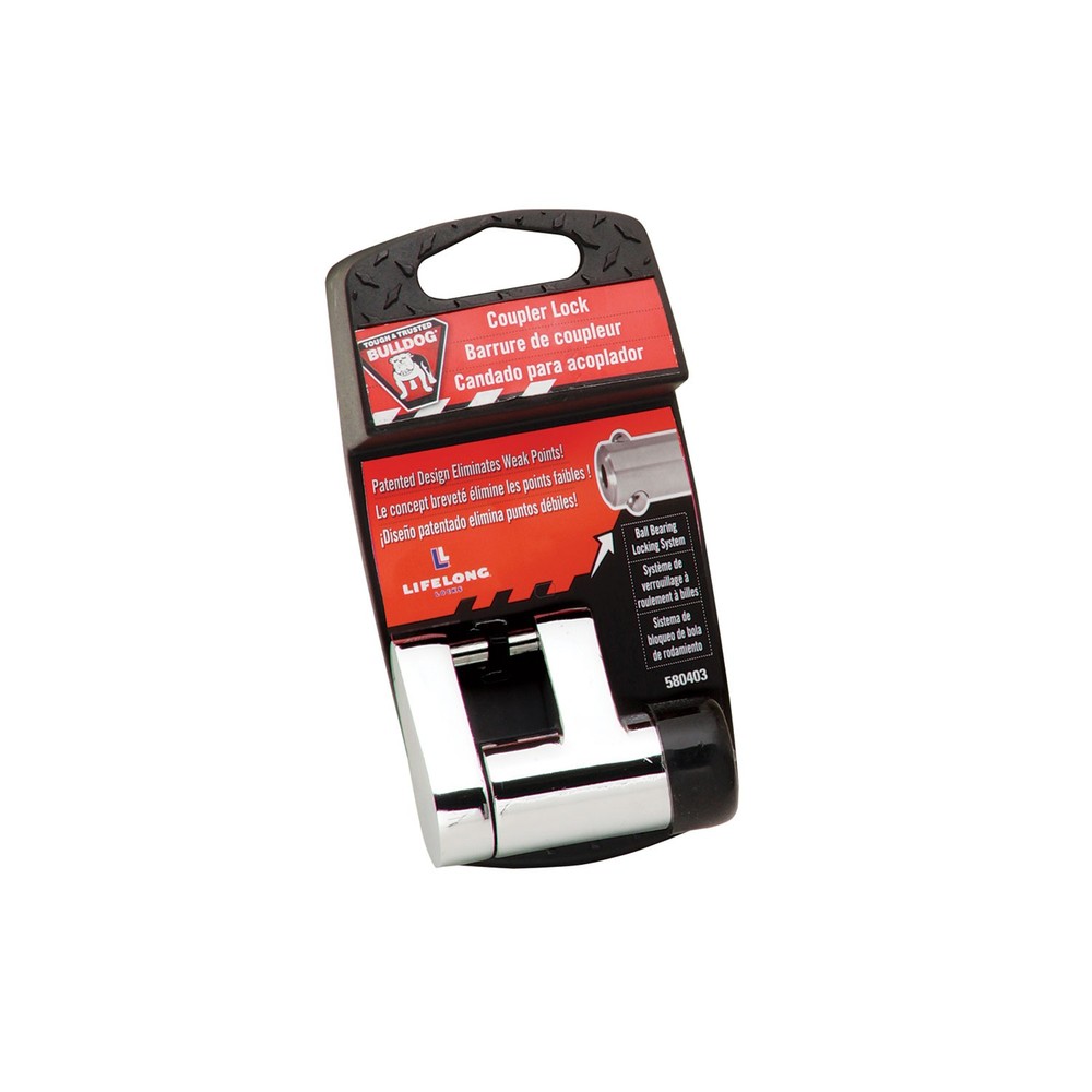 Draw-Tite 580403 Trailer Coupler Lock, Chrome