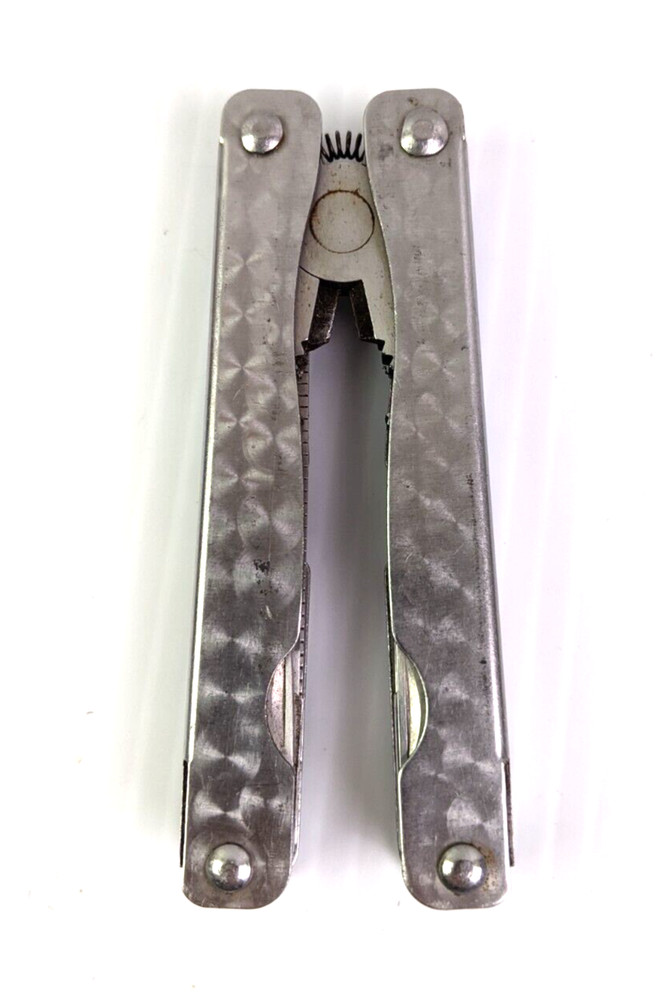 Stainless Steel Multi Tool Silver Folding 10 Function