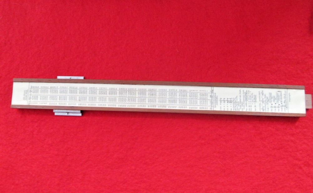 UNIQUE Log Log Slide Rule - Made In England - Boxed