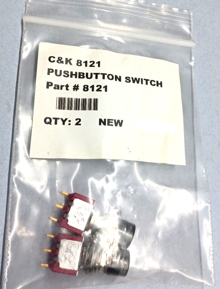 CESSNA P/N C&K 8121 PUSHBUTTON SWITCH (2/Pack)