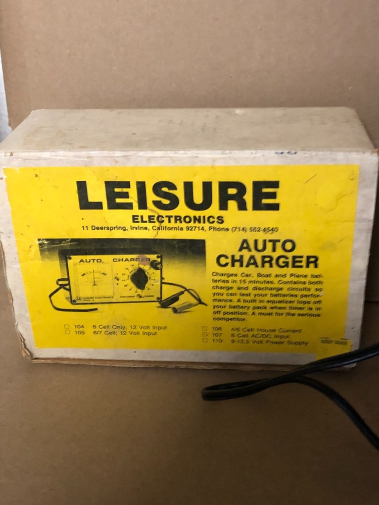 LEISURE ELECTRONICS AUTO CHARGER #107